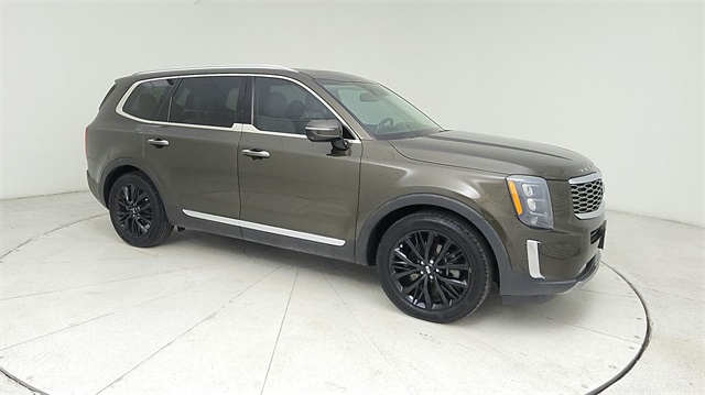 2021 Kia Telluride SX Green at Shottenkirk Kia Fort Bend