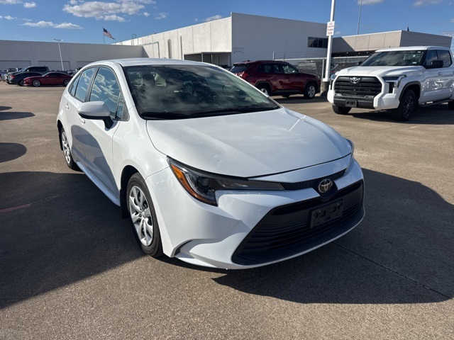 2024 Toyota Corolla LE White at Don McGill Toyota