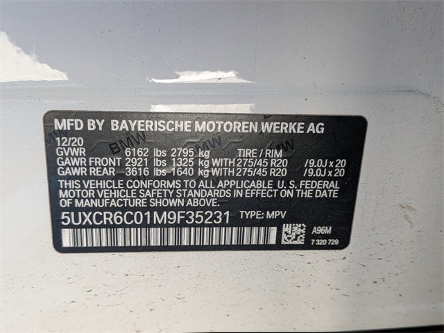 2021 BMW X5 xDrive40i White at Emmons Autoplex