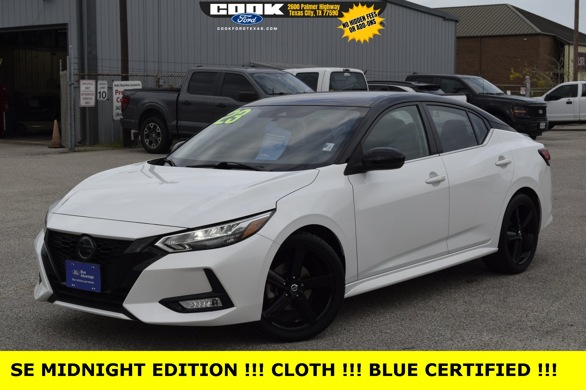 2023 Nissan Sentra SR White at Central Houston Nissan