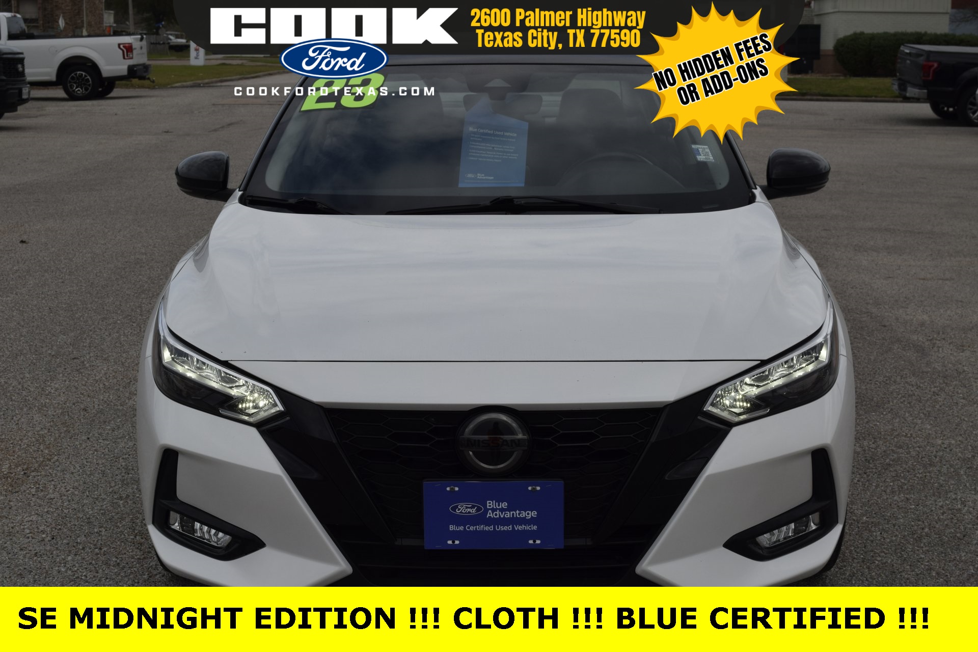 2023 Nissan Sentra SR White at Central Houston Nissan