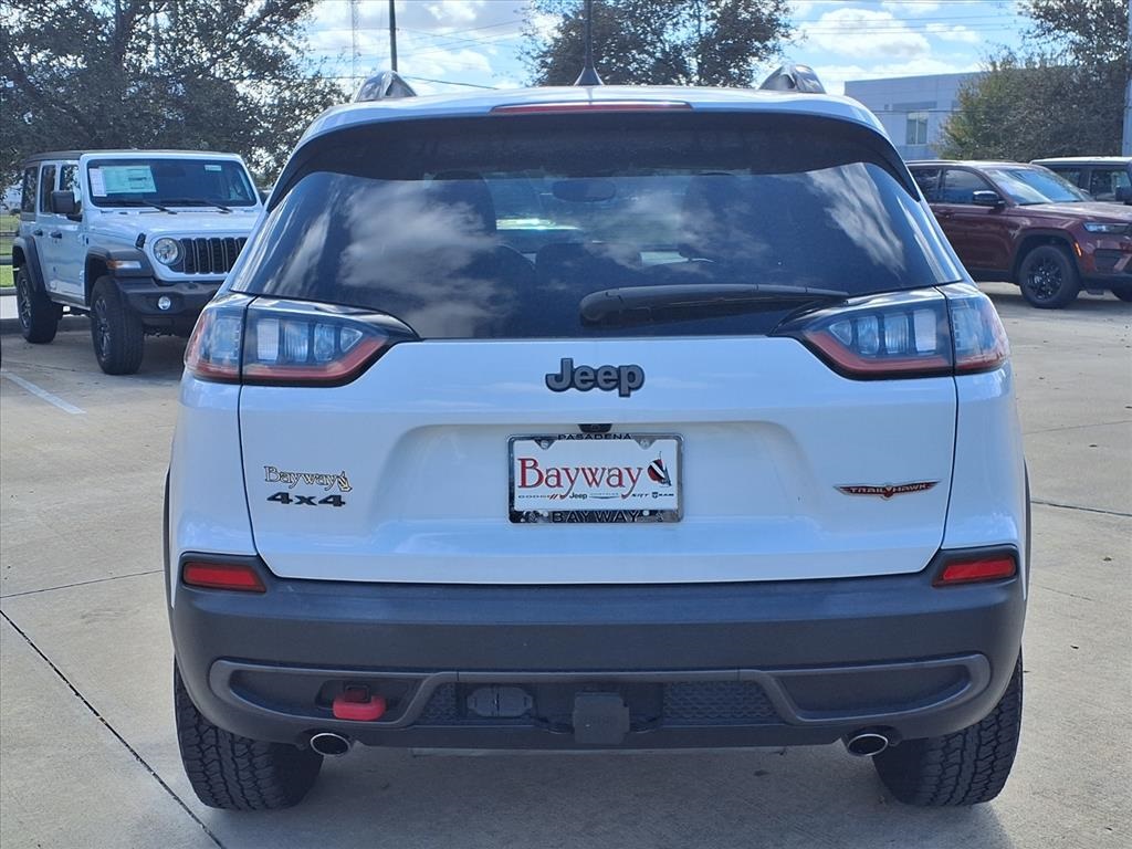 2022 Jeep Cherokee Trailhawk White at DeMontrond Gulf Freeway