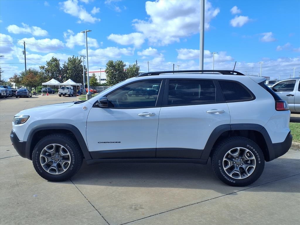 2022 Jeep Cherokee Trailhawk White at DeMontrond Gulf Freeway