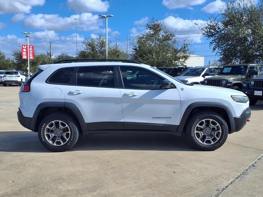 2022 Jeep Cherokee Trailhawk White at DeMontrond Gulf Freeway