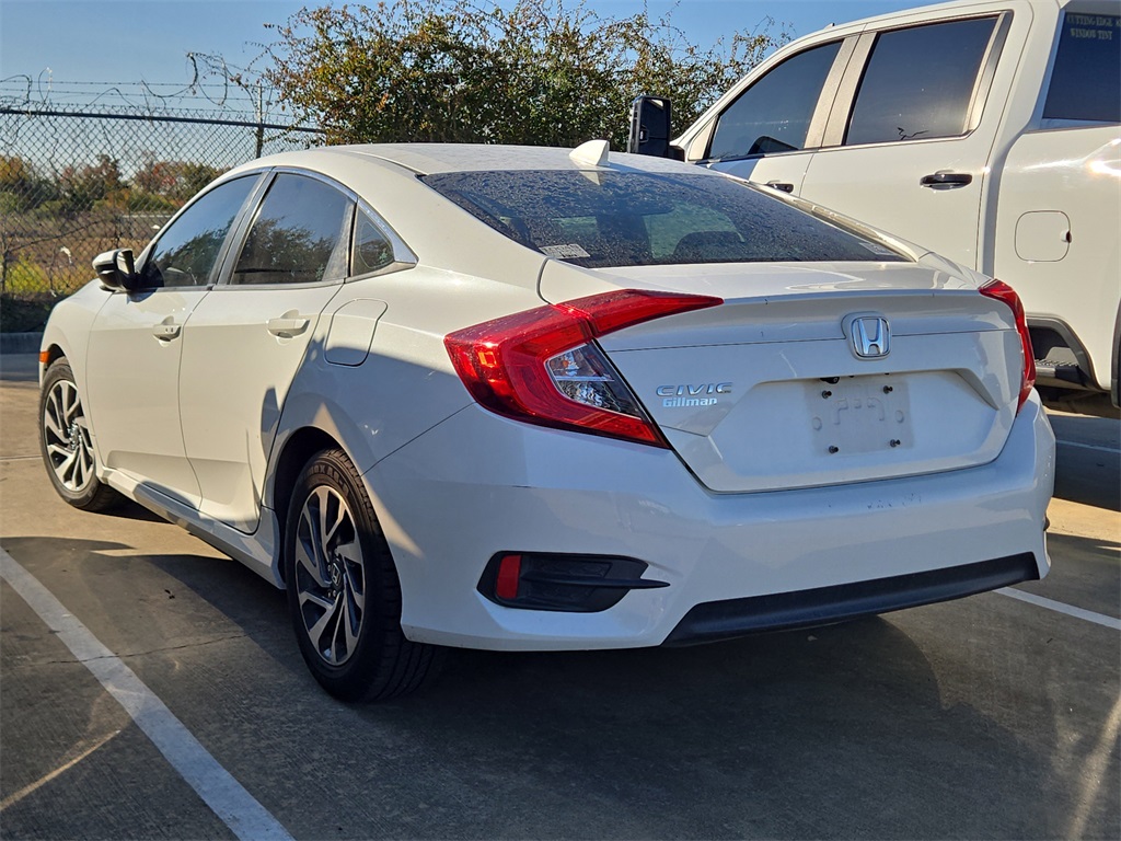 2017 Honda Civic EX White at Emmons Autoplex
