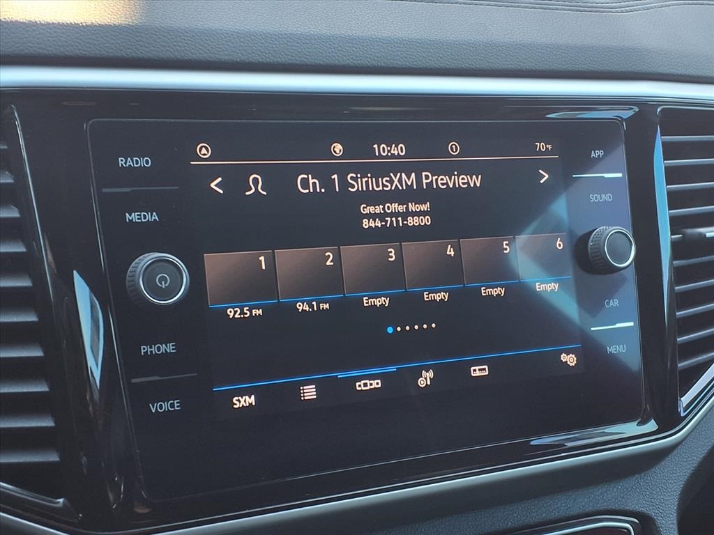 2022 Volkswagen Atlas Cross Sport 3.6L V6 SE w/Technology Red at DeMontrond Auto Country