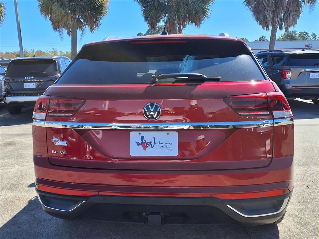 2022 Volkswagen Atlas Cross Sport 3.6L V6 SE w/Technology Red at DeMontrond Auto Country