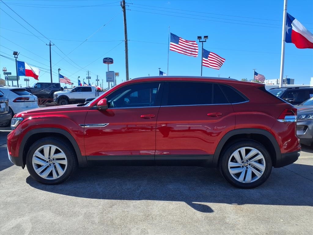 2022 Volkswagen Atlas Cross Sport 3.6L V6 SE w/Technology Red at DeMontrond Auto Country
