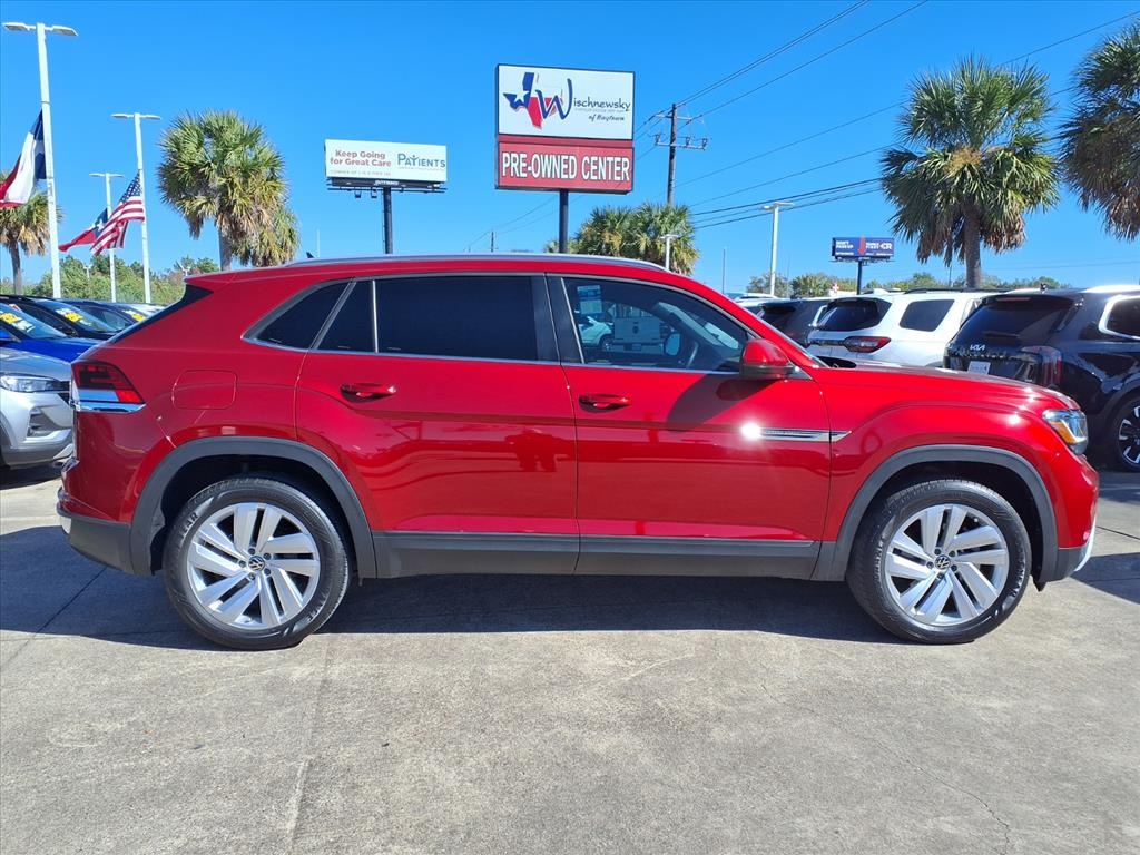 2022 Volkswagen Atlas Cross Sport 3.6L V6 SE w/Technology Red at DeMontrond Auto Country