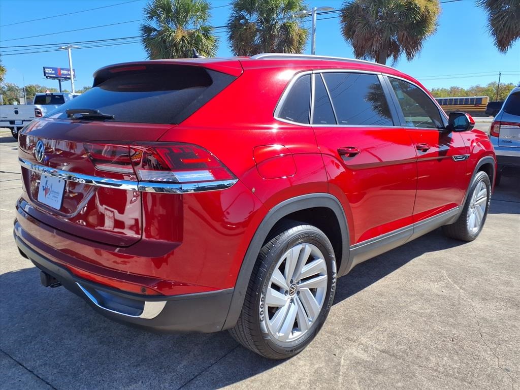 2022 Volkswagen Atlas Cross Sport 3.6L V6 SE w/Technology Red at DeMontrond Auto Country