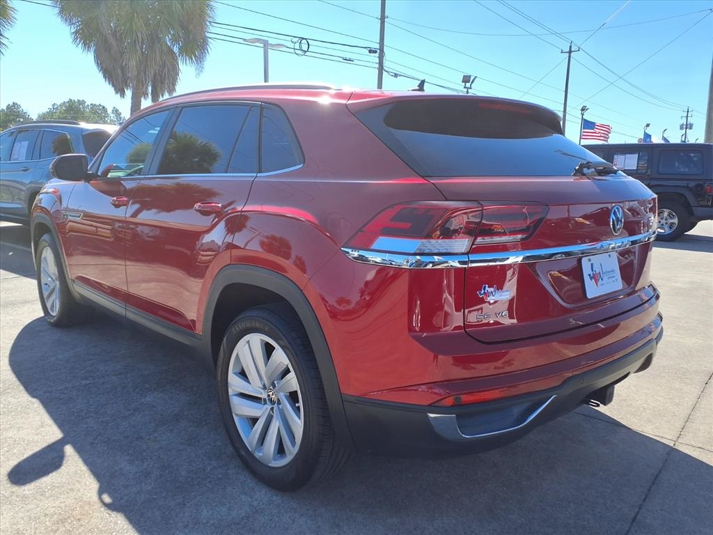 2022 Volkswagen Atlas Cross Sport 3.6L V6 SE w/Technology Red at DeMontrond Auto Country