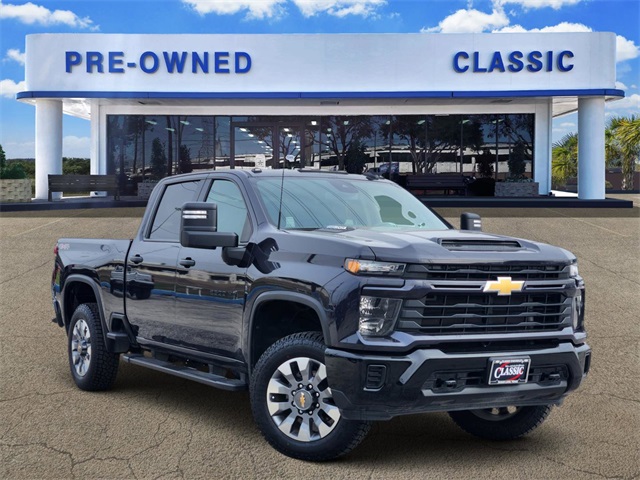 2024 Chevrolet Silverado 2500HD Custom Gray at Classic Elite Chevrolet Sugar Land