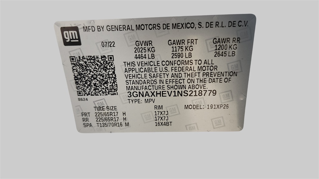 2022 Chevrolet Equinox