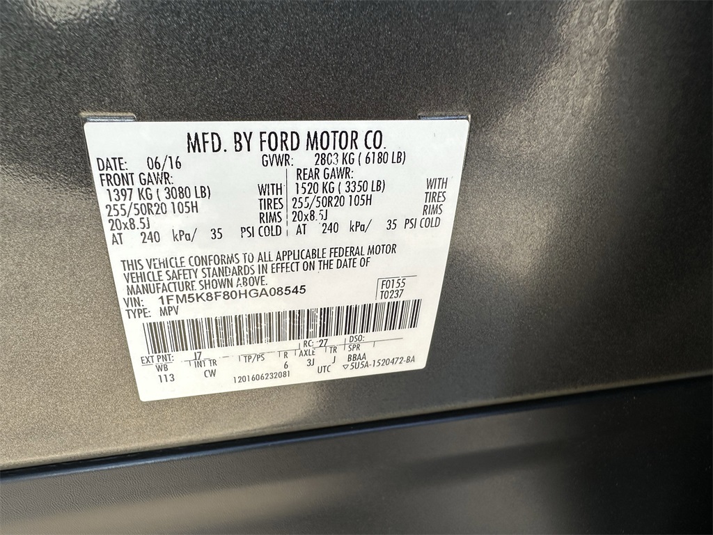 2017 Ford Explorer Limited Gray at Parkway Family Mazda