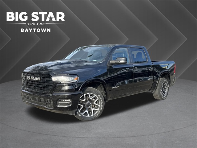 2025 Ram 1500 Laramie Black at Tom Peacock Cadillac