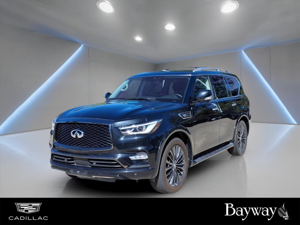 2021 INFINITI QX80 Premium Select Black at Mac Haik CDJR North Houston