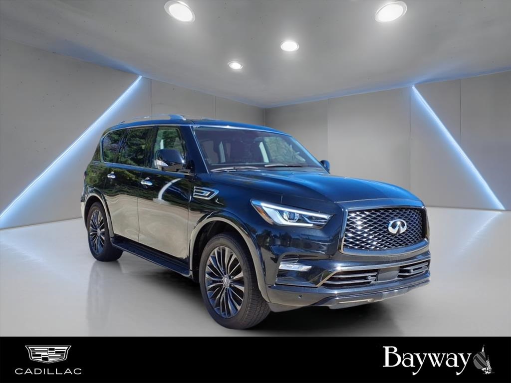 2021 INFINITI QX80 Premium Select Black at Mac Haik CDJR North Houston