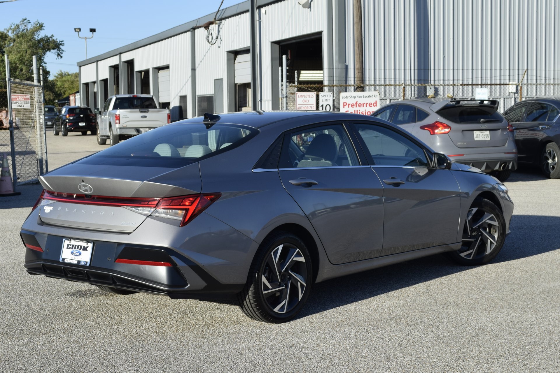 2024 Hyundai Elantra Limited Gray at Bayshore Chrysler Jeep Dodge Ram