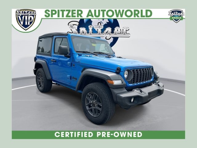 Hydro Blue Pearl Coat 2025 Jeep Wrangler SUV / Crossover Four-Wheel Drive 8-Speed Automatic
