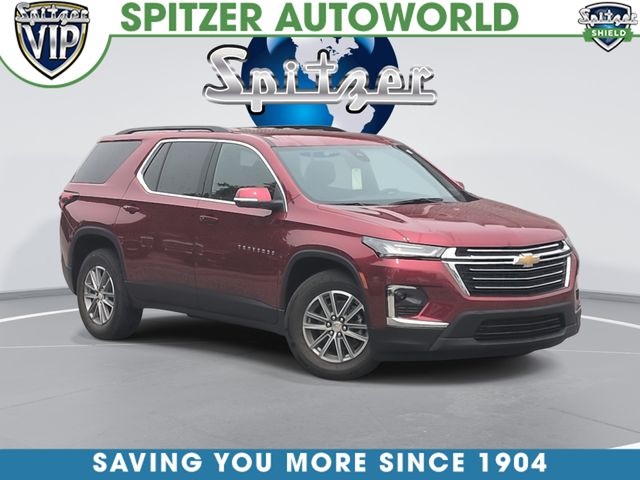 Radiant Red Tintcoat 2023 Chevrolet Traverse SUV / Crossover Four-Wheel Drive 9-Speed Automatic