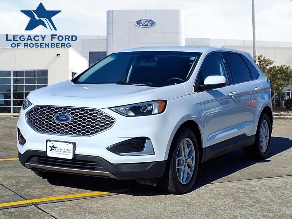 2024 Ford Edge SEL White at Wharton Ford