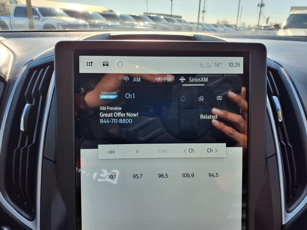 2024 Ford Edge SEL White at Wharton Ford