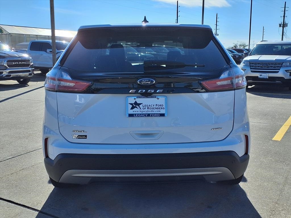 2024 Ford Edge SEL White at Wharton Ford