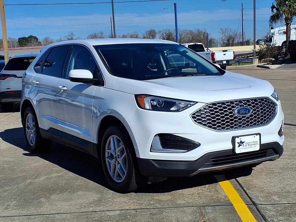 2024 Ford Edge SEL White at Wharton Ford