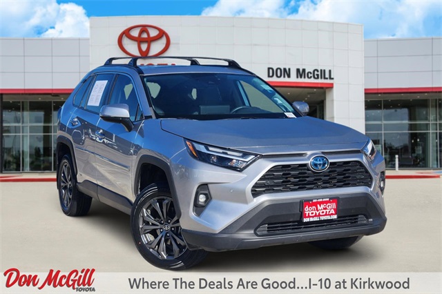 2023 Toyota RAV4 Hybrid XLE Premium Silver at Don McGill Toyota