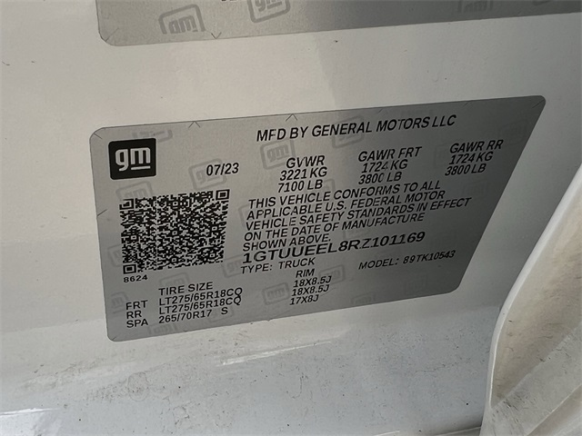 2024 GMC Sierra 1500 AT4 White at Big Star Buick GMC