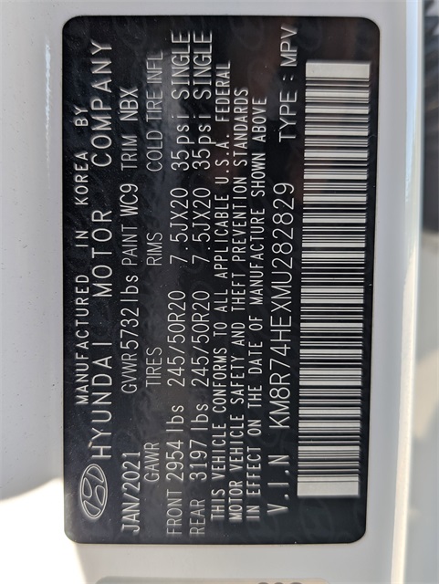 2021 Hyundai Palisade Calligraphy White at Parkway Family Mazda