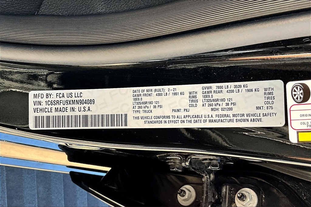 2021 Ram 1500 TRX Black at DeMontrond Auto Country