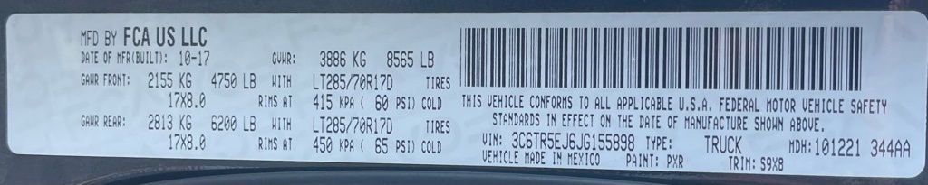 2018 Ram 2500 Power Wagon Black at Mac Haik CDJR North Houston