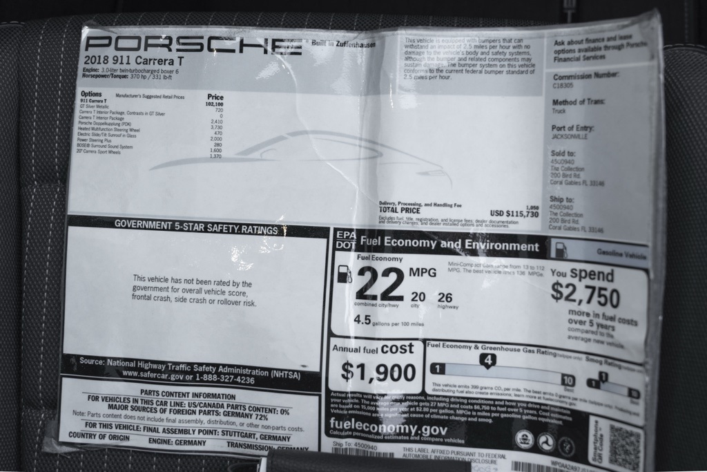 2018 Porsche 911 Carrera T - Photo 35