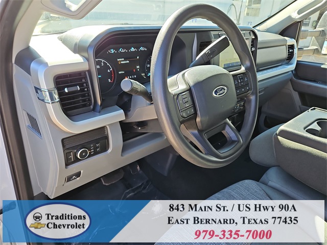 2024 Ford F-350SD XLT White at Emmons Autoplex