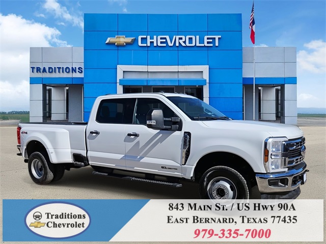 2024 Ford F-350SD XLT White at Emmons Autoplex