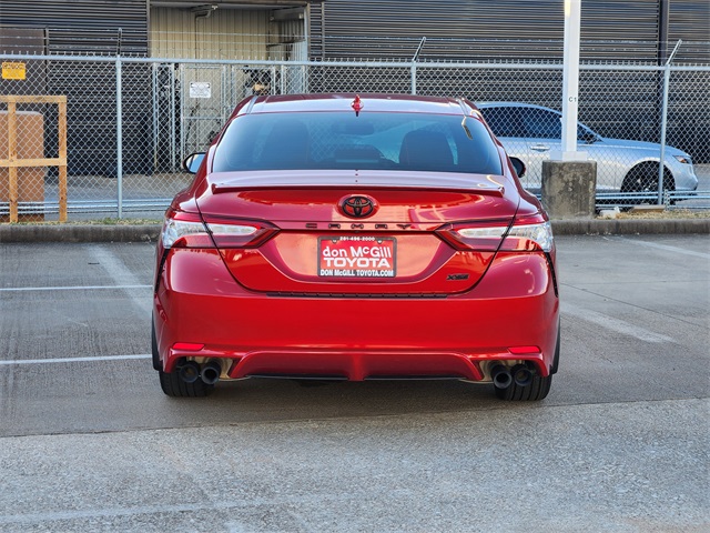 2020 Toyota Camry XSE Red at Don McGill Toyota