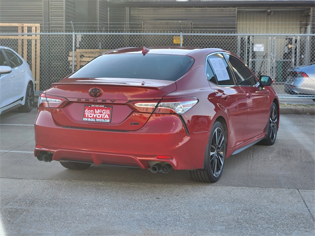 2020 Toyota Camry XSE Red at Don McGill Toyota