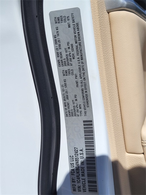 Used Car 2022 Jeep Grand Cherokee L  Limited For Sale Under $30,000 In San Antonio, Texas