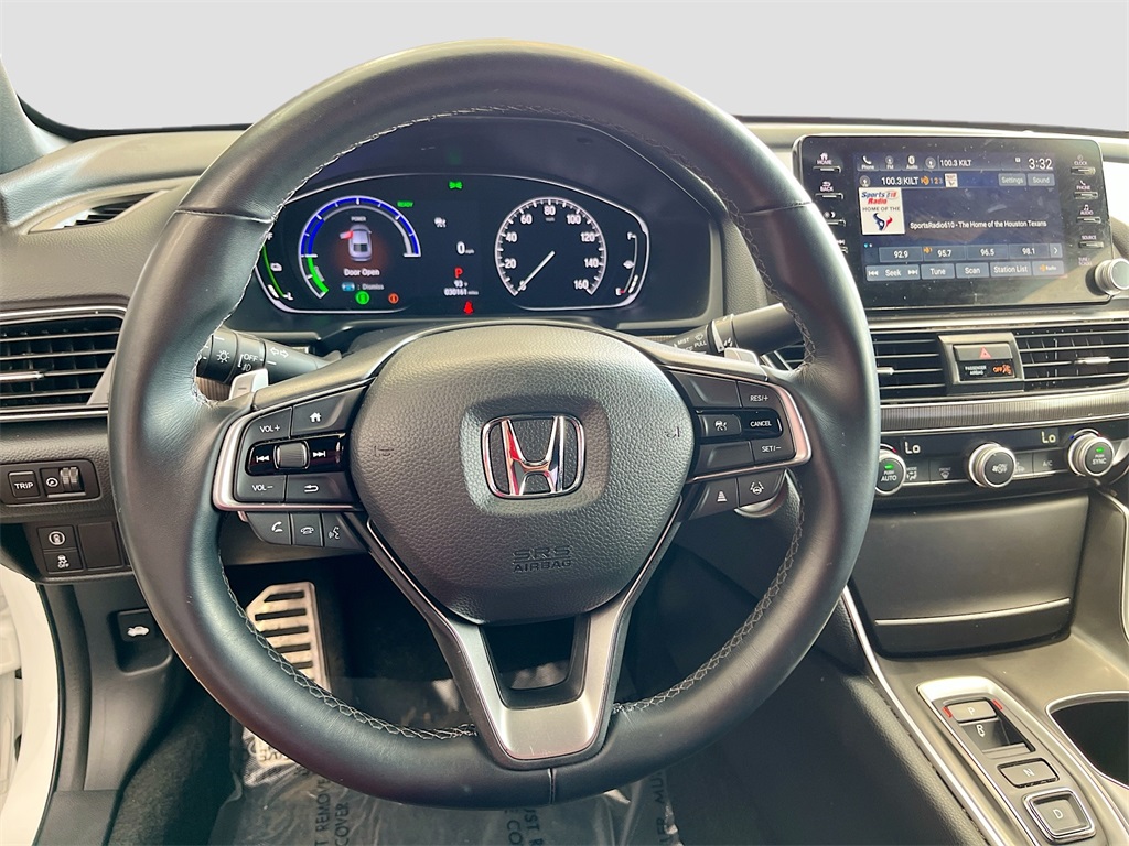 2022 Honda Accord Hybrid Sport White at Durrett Motor Company