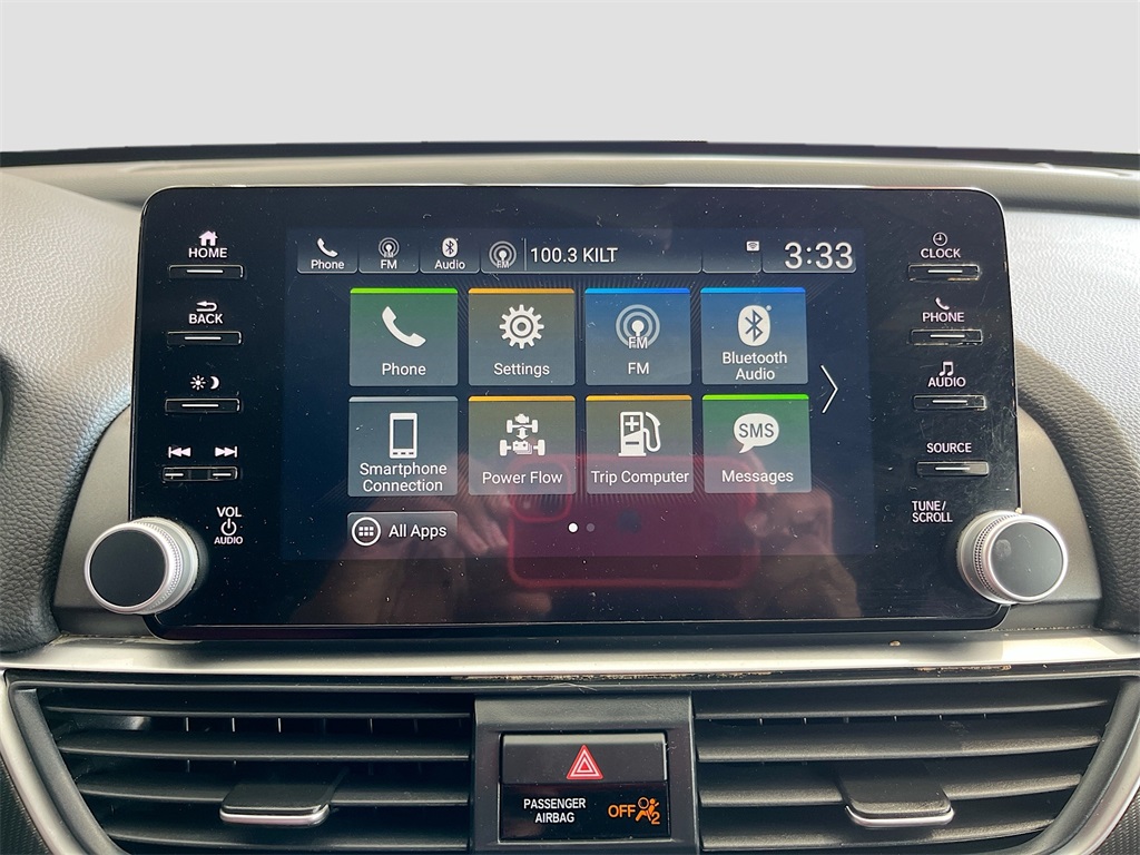 2022 Honda Accord Hybrid Sport White at Durrett Motor Company