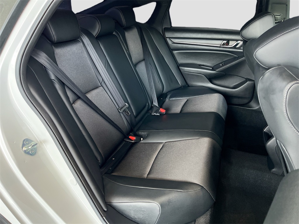 2022 Honda Accord Hybrid Sport White at Durrett Motor Company