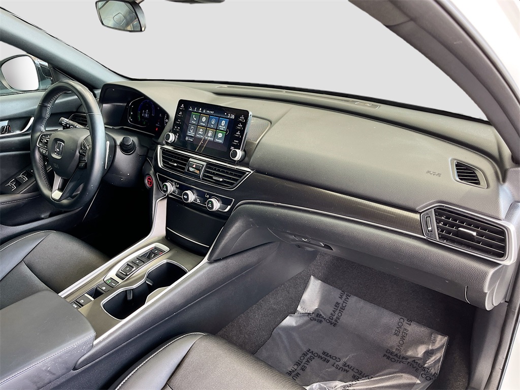 2022 Honda Accord Hybrid Sport White at Durrett Motor Company