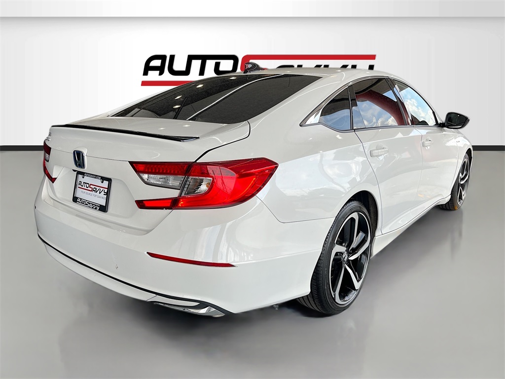 2022 Honda Accord Hybrid Sport White at Durrett Motor Company
