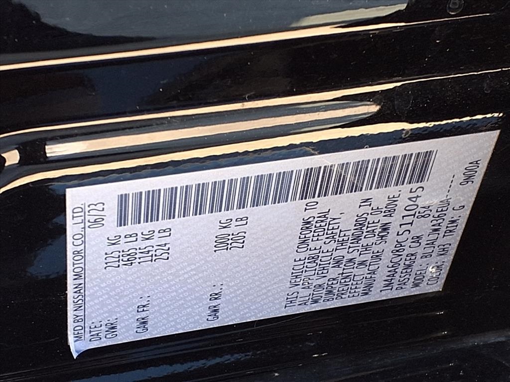 2023 Nissan Maxima SV Black at Keating Nissan