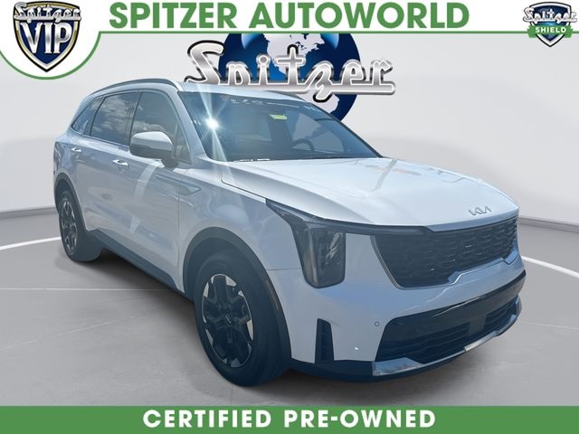 Glacial White Pearl 2025 Kia Sorento SUV / Crossover Front-Wheel Drive 8-Speed Automatic