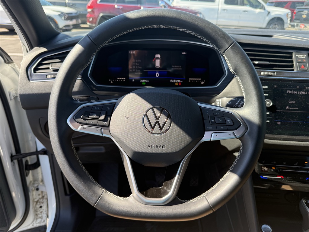 2022 Volkswagen Tiguan 2.0T SE White at Wharton Ford