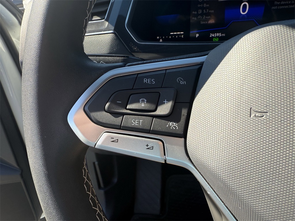 2022 Volkswagen Tiguan 2.0T SE White at Wharton Ford