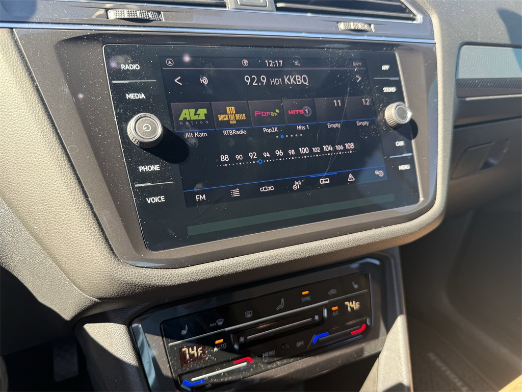 2022 Volkswagen Tiguan 2.0T SE White at Wharton Ford