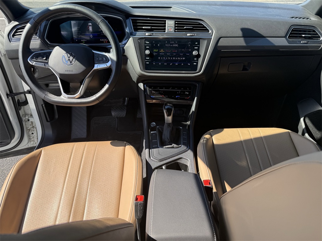 2022 Volkswagen Tiguan 2.0T SE White at Wharton Ford